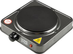 Плитка электрическая дисковая HomeStar HS-1102 1000Вт чугун, 1-конфорочная серый