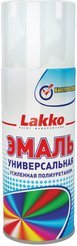 Эмаль аэрозольная Lakko белая глянцевая 0,15кг