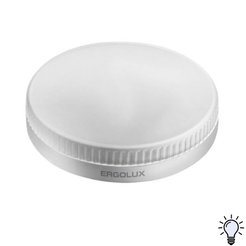 Лампа светодиодная Ergolux LED GX53 4500K 10Вт 180-240В нейтральный белый свет