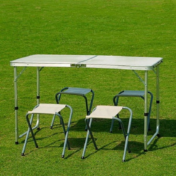 Комплект складной стол (100х70х67см) 4 стула DN-M10