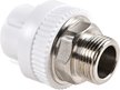 Муфта полипропиленовая комбинированная наружная резьба d20-1/2"