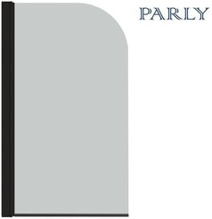 Шторка для ванной PARLY F04B (130x75) распашная