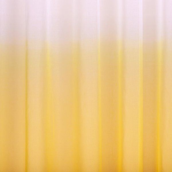 Тюль Narassvete на шторной ленте 250х260см белый желтый