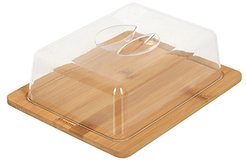 Доска сервировочная Marmiton 25,5х20х8см бамбук, крышка полистирол