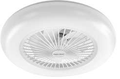 Люстра светодиодная с вентилятором FAN ONE 80W+35W-550х200-white/white