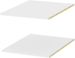 Полка д/шкафа Рум 46,8х1,6х57,6см ЛДСП Белый 2шт