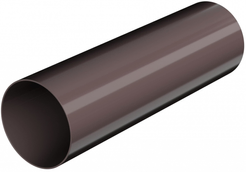 Труба ТН ОПТИМА 80х1500мм темно-коричневый