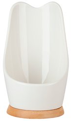 Подставка д/ложки Nouvelle Home Naturel 9,5х10х15,5см фарфор, бамбук