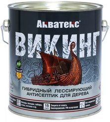 Антисептик гибридный для дерева Акватекс Викинг палисандр (2,5л)