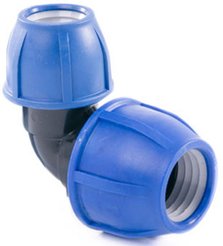 Отвод компрессионный ПНД переходной 32/25мм