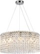 Люстра подвесная с хрусталем TR5450/10 CH/CL хром/прозрачный E14/10 max 40W D560х250/1000