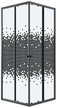 Ограждение душевое Niagara Eco NG-1008-14QBLACK (80х80х190) квадрат,раздвижное,черный,стекло мозаика,1 место