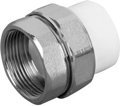 Муфта комбинированная разъемная (Американка) внутренняя резьба PN25 d32х1 1/4" раструбная