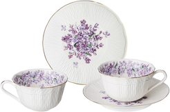 Набор чайный Lefard Lilac на 2 персоны 330мл фарфор
