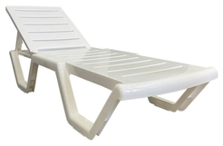 Лежак пластиковый Аква 60х187см