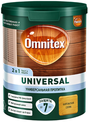 Пропитка для древесины Omnitex Universal 2в1 Карел сосна 0,9л