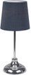 Светильник настольный декоративный под лампу Е14, 40W UML-B309 E14 CHROME/DARK BLUE Хром/Темно-синий