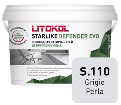 Затирка эпоксидная STARLIKE Defender EVO s.110 grigio perla (1кг)