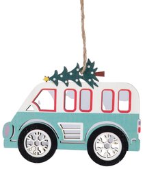 Украшение из дерева Машинка 12х9см SYMZPA-4422132