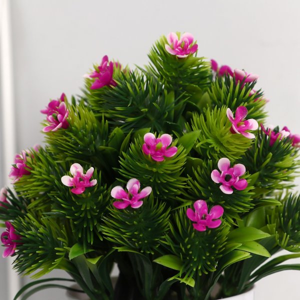 Цветок искусственный Пушистый цветочный куст 8х16см  