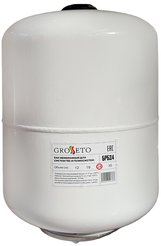 Бак мембранный для систем ГВС и гелиосистем Grosseto 1" (нерж фланец) 24л