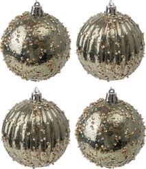 Набор шаров 4шт 8см стальной, глянец, SYQC-0124222