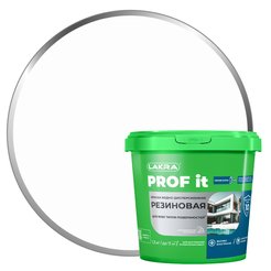 Краска резиновая для всех типов поверхностей ЛАКРА PROF IT База С (1,3кг)