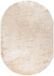 Ковер шегги TEDDY 01800A BEIGE / BEIGE овал 0,8х1,5м