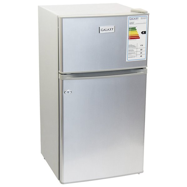 Холодильник Galaxy GL 3121 серебристый,мощность 96Вт,полезный объем 80л