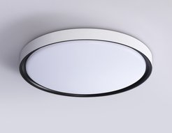 Светильник потолочный светодиодный FZ1247 WH/BK белый/черный IP54 20W 5000K D300х60 (Без ПДУ)