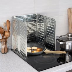 Экран защитный от брызг Gusto 32,5х84см алюмин.фольга