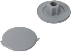 Заглушки №9981 универсальные под конфирмат светло-серые 40шт