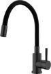 Смеситель для кухни ESKO K44BTotal с гибким изливом, черный
