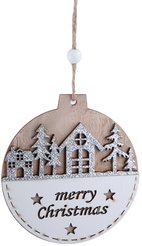 Украшение из дерева круг 10см SYMZPA-442123