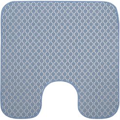 Коврик для туалета 50x52см 7069, 001-blue, ПВХ