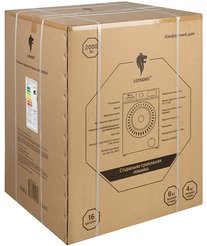 Машина стирально-сушильная Leonord LWM-103812D 84,5х59,8х55,5см 8кг/4кг белый