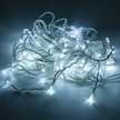 Электрогирлянда внешняя Бахрома 2х0,6м 100LED IP44, холодный белый, контролер, с коннектором, прозрачн.кабель