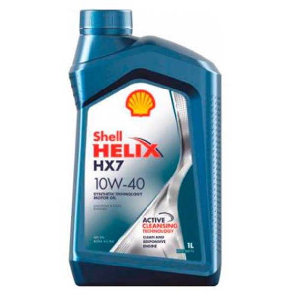 Масло моторное Shell HX7 10W-40 полусинтетическое 1л