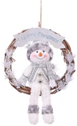 Панно на стену Снеговик 33х46х10см OH-2025-SN235B