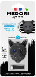 Ароматизатор в дефлектор Ceramic, 3D голова пантеры, с пробником Medori,Sparkling Twill TC-2033