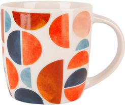 Кружка Nouvelle Home Modern Круги 350мл фарфор