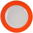Тарелка мелкая Идиллия Sunrise Orange 24см фарфор