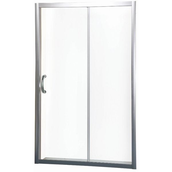 Дверь душевая W53S-1201190MT64 BLISS L Solo 120х190 профиль матовый хром,стекло прозрачное
