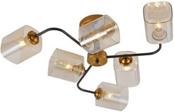 Люстра Rivoli Merula 9142-306 черный/металл 6хЕ27