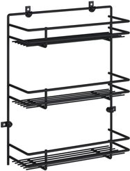Полка универсальная 3-х ярусная Найди 37,8х31х10,3см металл, черный
