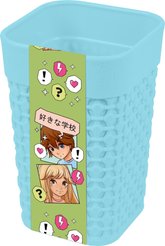 Стакан д/пишущих принадлежностей Plast Team Anime School 11,2х7,4см полипропилен