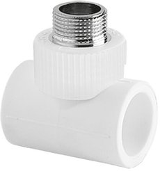 Тройник полипропиленовый TEBO комбинированный наружная резьба PN25 d20х3/4"