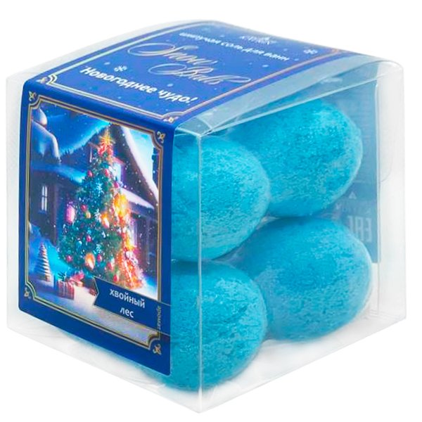 Набор соли шипучей д/ванн Snow balls Новогоднее чудо 160г
