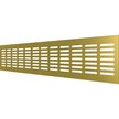 Решетка переточная алюминиевая 480x100, Сhampagne с анодированным покрытием