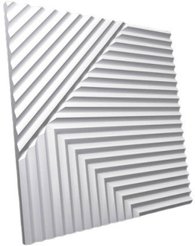 Панель гипсовая 3D Консул, 500х500мм (0,5м²/уп)